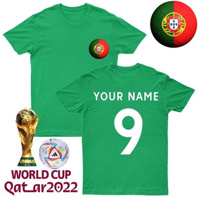 T-shirt de Football du Portugal Ajoutez Votre Nom Haut d'Entraînement de Football