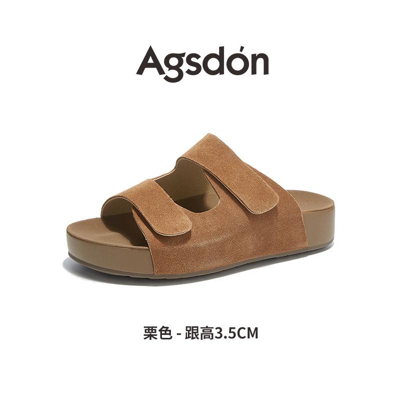 

Augustus Denboken slippers women s 2025 new summer wear half-drag thick-bottomed cool slippers beach fashion 40