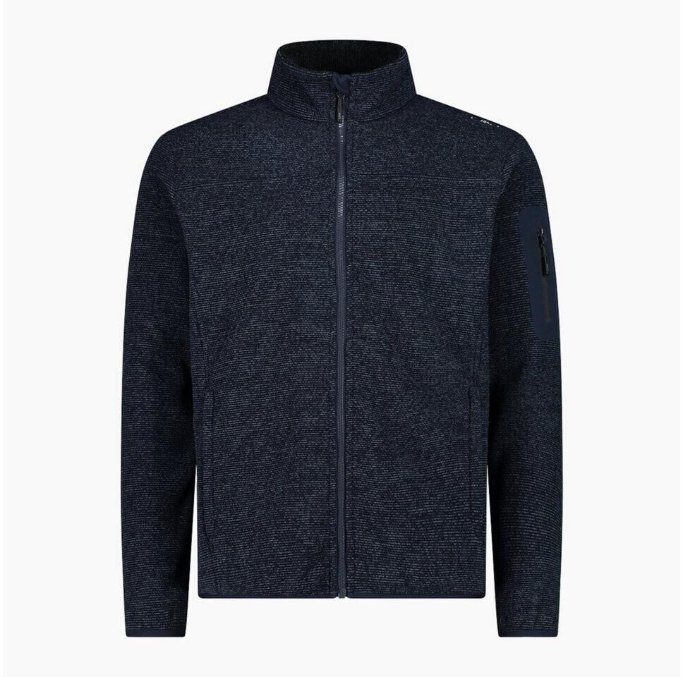 Куртка мужская CMP Fleece Jacquard-Knit-Tech Jacket (38H2237) Herren-Fleece Jacquard-Knit-Tech mit Rautenmuster b.blue / antracite