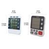 Timer Digitale da Cucina Texture ABS 3 Canali Suono Regolabile Adatto per Casa e Ufficio per Fitness e Riunioni