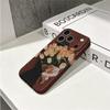 Moody Tulip Bouquet Silhouette Art Graphic Film Aesthetic Protective Shockproof Bumper Phone Case Cover For iPhone 13 14 15 16 17 Pro Max Plus