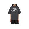 WE11DONE Logo Print Casual Round Neck Short Sleeve T-Shirt Unisex Tops Black WD-TT1-22-832-U-CH