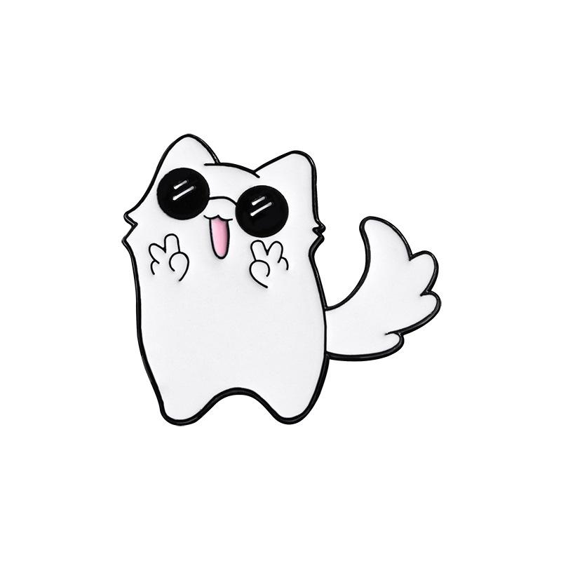 

Spell Retreat Five Gods Peripheral Cartoon Badge Student Clothes Bag Accessories Gift Sunglasses Cat Brooch