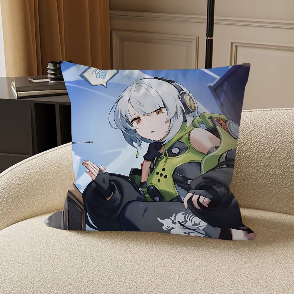 

Zenless-Zone-Zero Anby Demara Наволочка мультяшный Подарок Наволочка для подушки Декор для спальни дома дивана кресла сиденья 12x12Inch