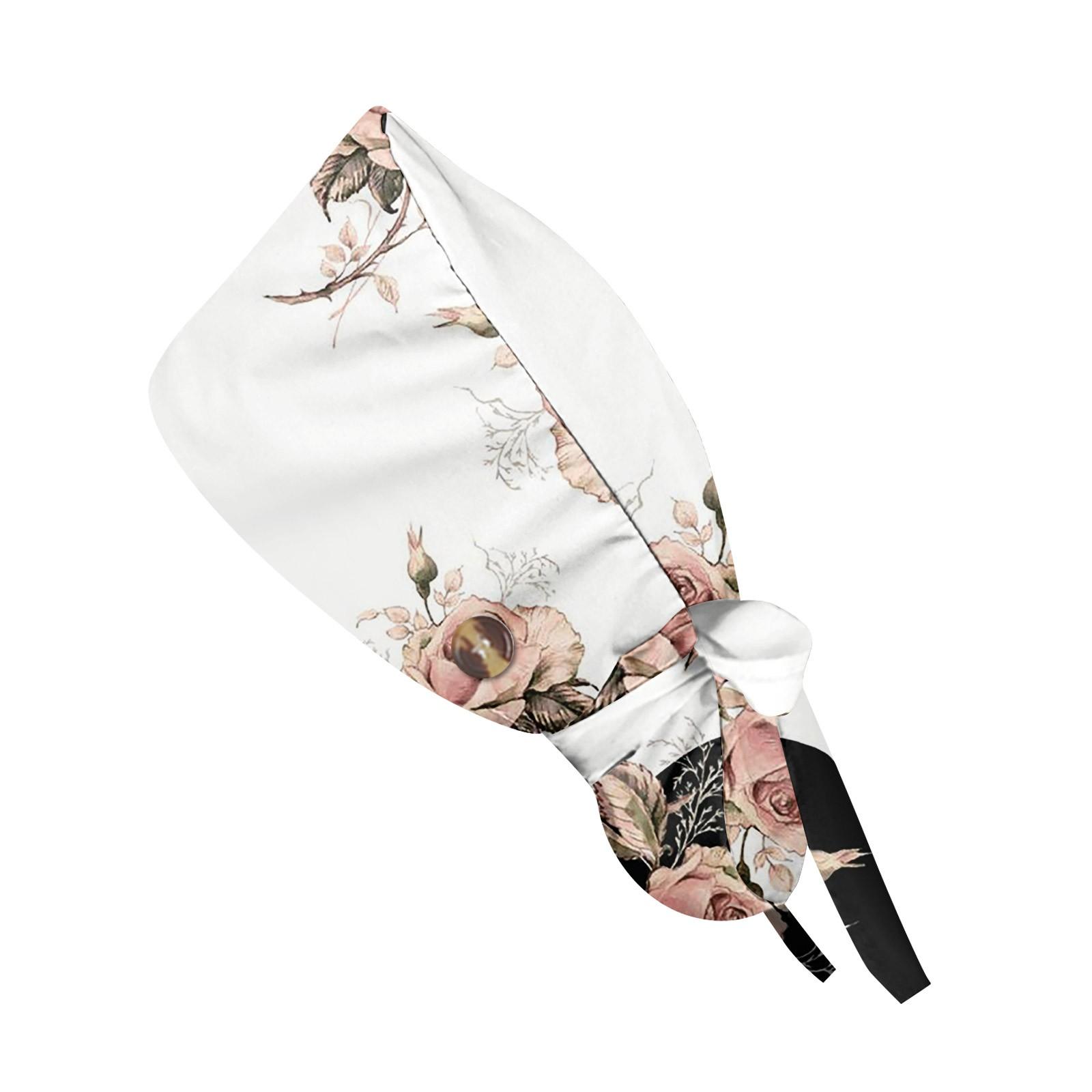 Модная рабочая кепка с цветочным принтом — фото 5