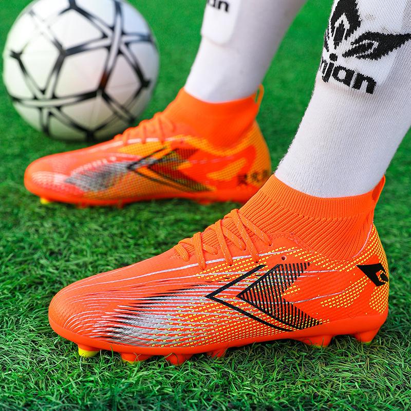 World Cup Kids Soccer Boots Men's Teenage Students Women's TF Broken Nails AG Spike Competition Training Sneakers