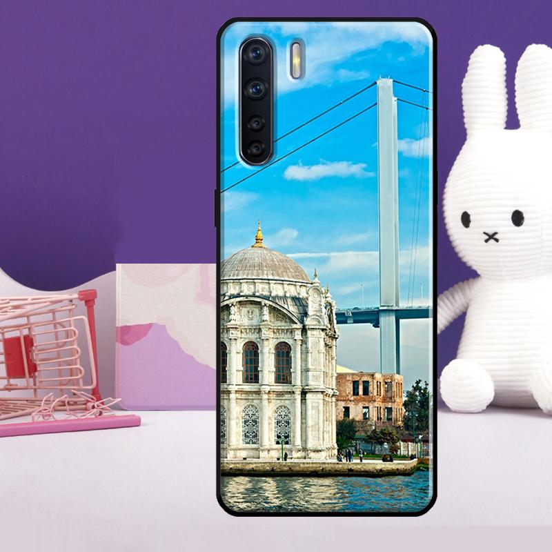 Turkey Istanbul Scenery Building Case For Oppo A5 Pro A15 A17 A57 A77 A18 A38 A58 A78 A98 A94 A74 A54 A40 A60 A80 A16 A76 A96