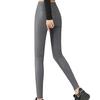 2024 High-End Women's Fleece-Lined Leather Leggings - High Waist, Skinny Fit