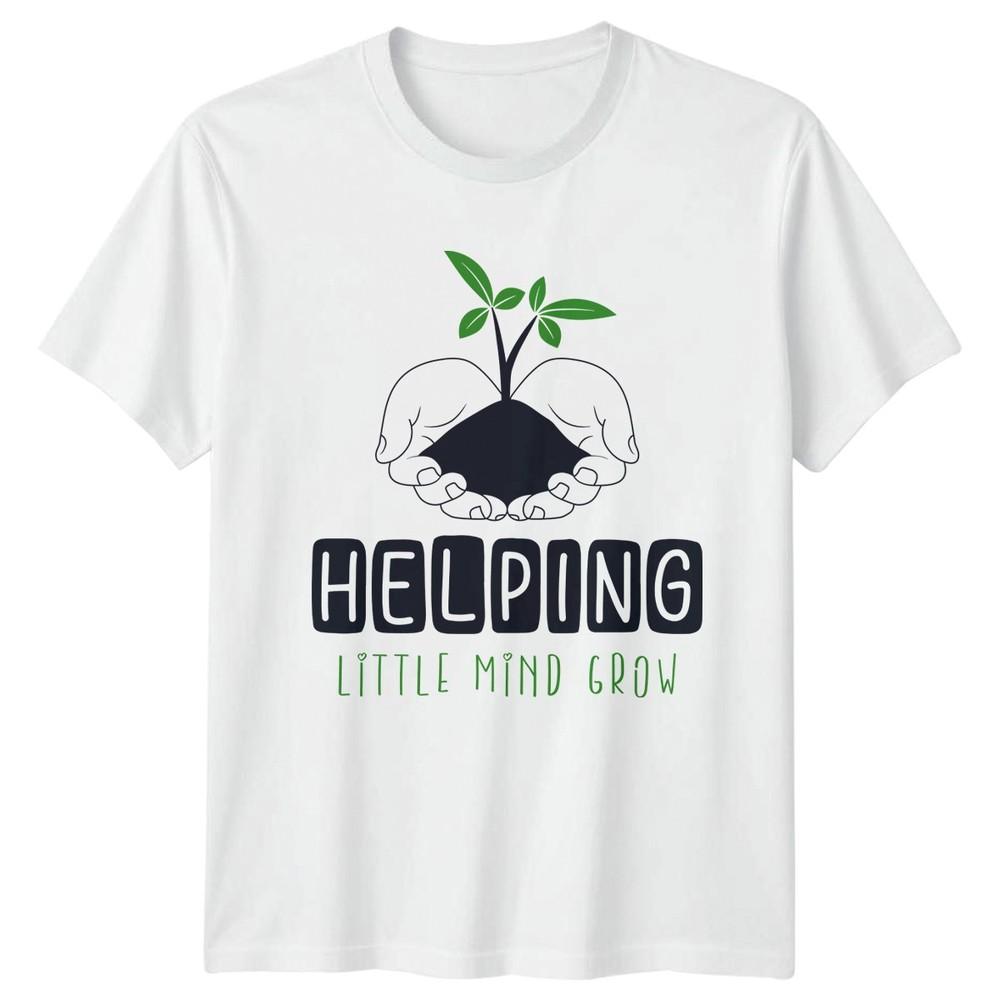 Helping Little Mind Grow Unisexs TShirt Preschool Teaching Gift For Her S