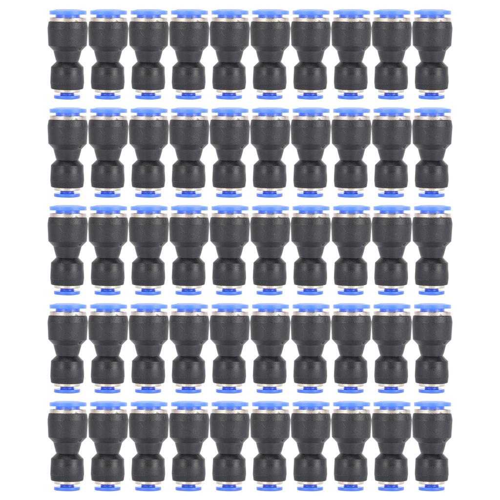 50 Pcs PushtoConnect Fittings PG84 Quick Release Pneumatic Straight Push Connectors
