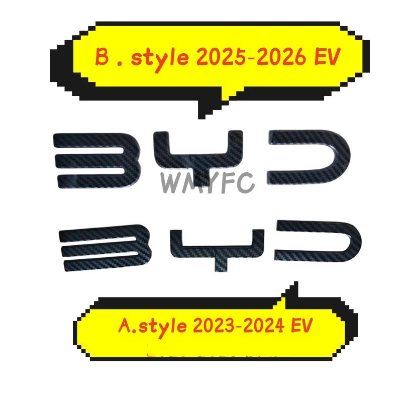 For BYD SEAl EV 2023 2024 2025 2026 Car Front Emblem Blackening Badge Decal Black Modification Sticker