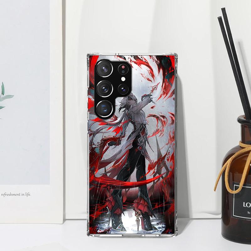 Arlecchino Genshin Impact Phone Case For Samsung Galaxy S26 S25 Edge S24 FE S23 S22 Ultra S21 Plus S20 + Art Fundas Back Cover G