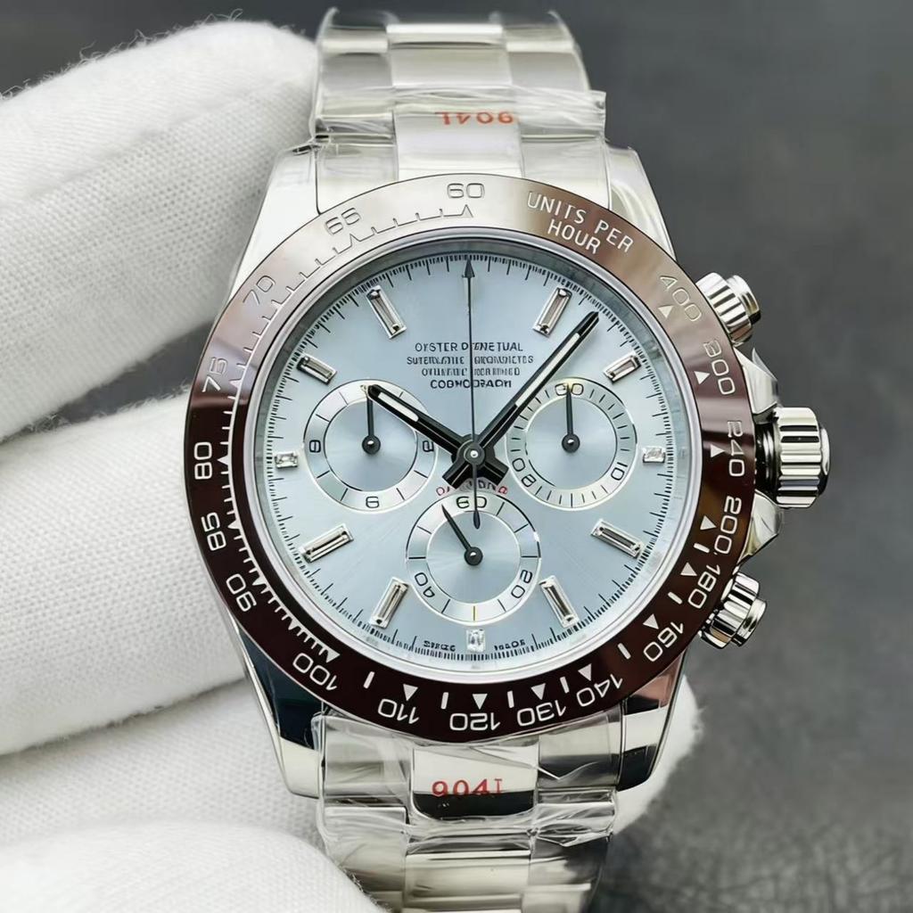 Orologio Meccanico da Uomo Acciaio Inossidabile Alta Precisione Cronografo Automatico Orologio da Polso da Uomo Classico Sportivo Meccanico per Uomo