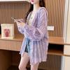 Summer Hooded Jacket Sweatshirt Women Sun Protection Fashion Single Breasted Sunscreen Thin Loose Casual Coat