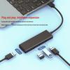 4-in-1 USB Multi-Port Adapter with Plastic Shell