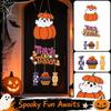 Halloween Pumpkin Candy Door Hanging Decoration for Party Scene and Home Decor
