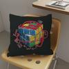 Car Living Room Sofa Cushion Cover Rubik'S Cube Cartoon Pattern Cushion Cover Luxury Home Decoration Pillow Cover
