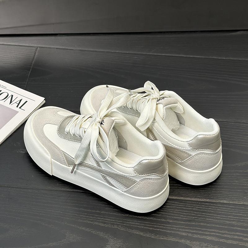 Little White Shoes Women's Autumn New Versatile Round Head Niche Design Women's Shoes Versatile
