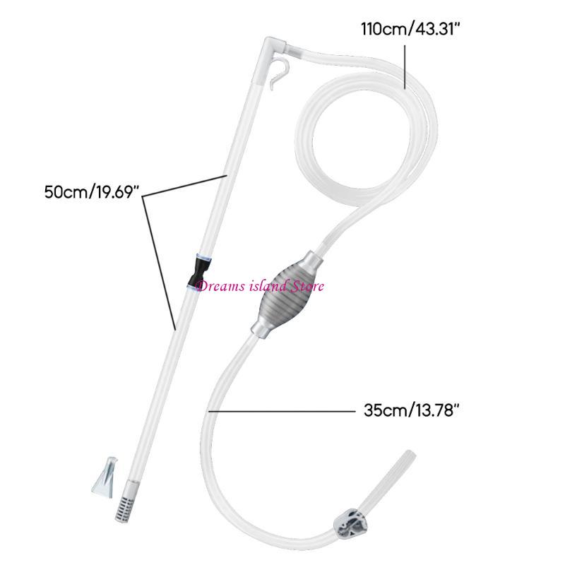 Aquarium Siphon Water Changer Fish Tanks Cleaner Aquarium Siphon Vacuum Cleaner HX6C