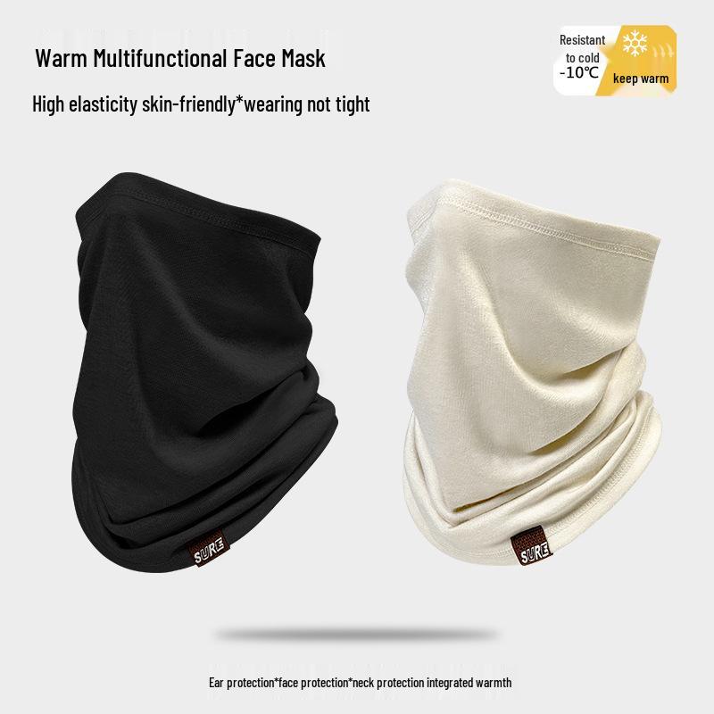 Unisex Knitted Neck Gaiter & Face Mask - Winter Warm, Thin Style Pullover Scarf
