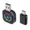 Wired To Wireless Adapter for CarPlay for Android Auto 2 In 1 Car Wireless Converter with Type C To USB Adapter