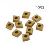10pcs Carbide Inserts CCMT060204-HM YBC251 Lathe CNC Gold Metalworking