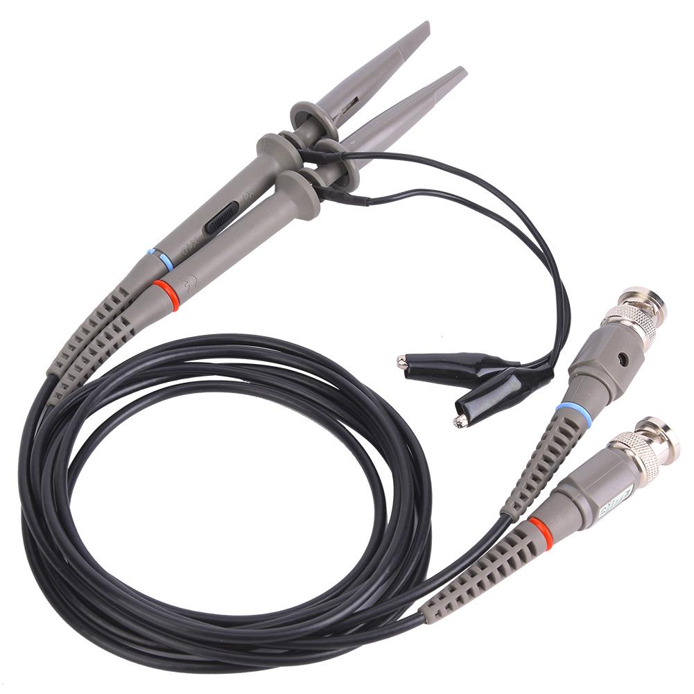 

P6100 High Precision Oscilloscope Test Probe Kit 1X 10X 100MHz Oscilloscope Accessories