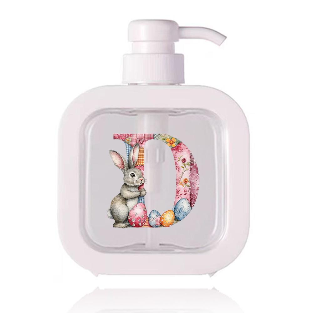 500ml Refillable Lotion Pump Bottle Empty Plastic Dispenser Leakproof Portable for Body Lotion Hand Wash Shower Gel Office Gift