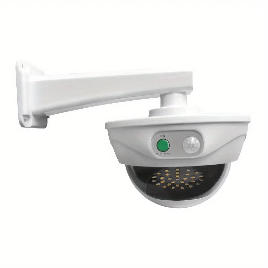 Fake Security Camera with Motion Sensor Light,Solar Outdoor Lights,Waterproof Wall Lamp for Garden,Yard,Street, Auto on/Off, Deterrent & Lighting