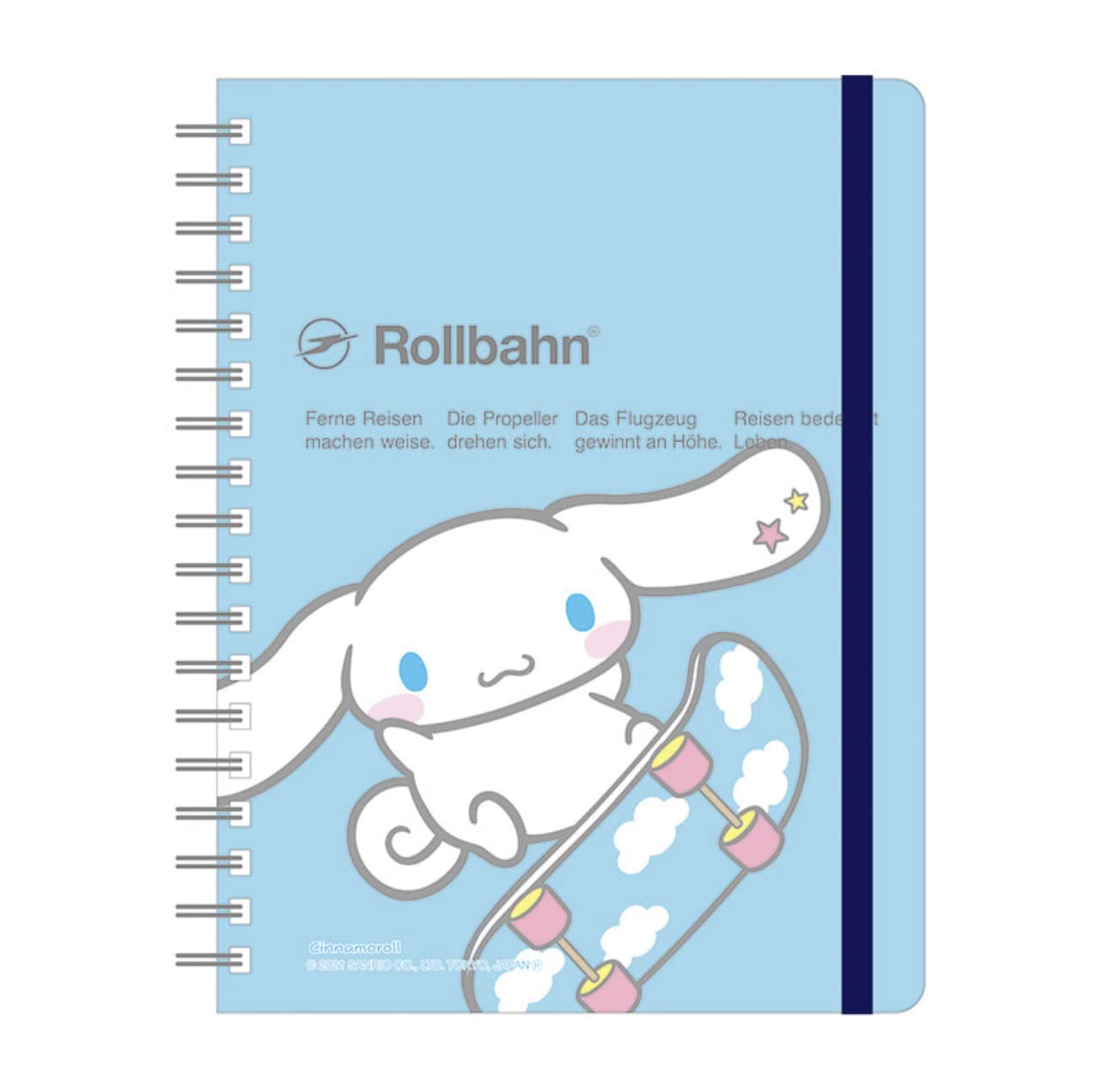 

Cinnamoroll Rollbahn Pocket Memo L Blue