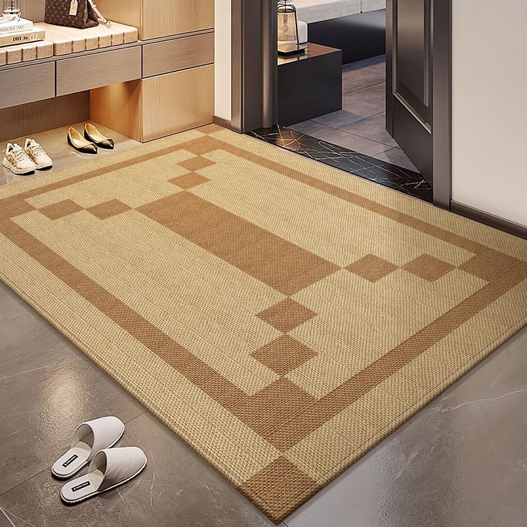 Light Luxury High-Grade Door Mat, Door Mat, Door Carpet, Door Entry, Household Non-Slip And Dirt-Resistant, Easy To Take Care Of, Can Be Cut Foot Mat