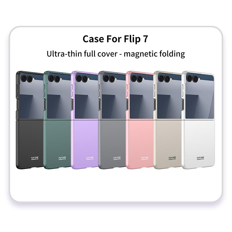 Ultra-thin Plastic Hard Case for Samsung Galaxy Z Flip 7 Shockproof Protective Matte Slim Phone Cover for Galaxy Z Flip7 Case