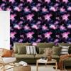 Watercolor Galaxy Wallpaper Black, Indigo and Violet 50x1000
