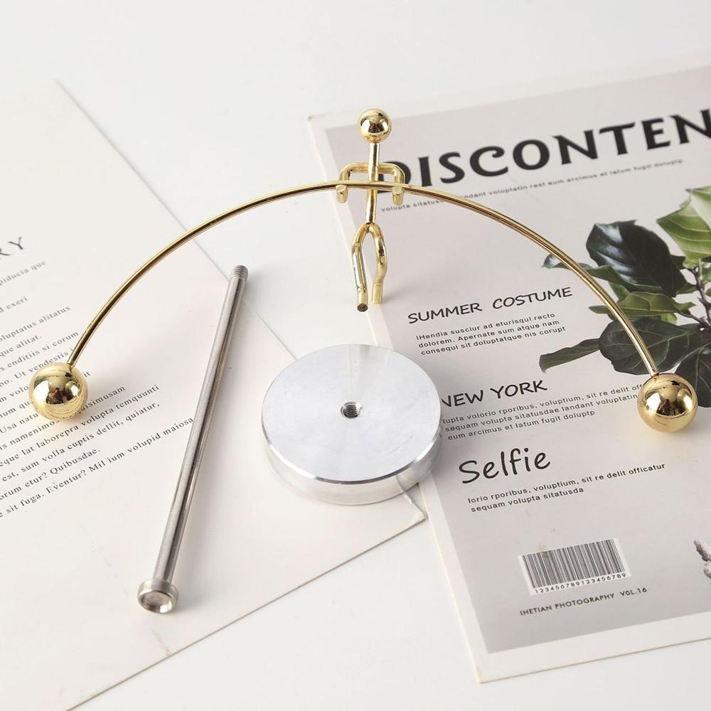 Dynamic Balancing Instrument Weightlifting Tumbler Balancing Apparatus Micro Model Home Desktop Science Decor Ornament