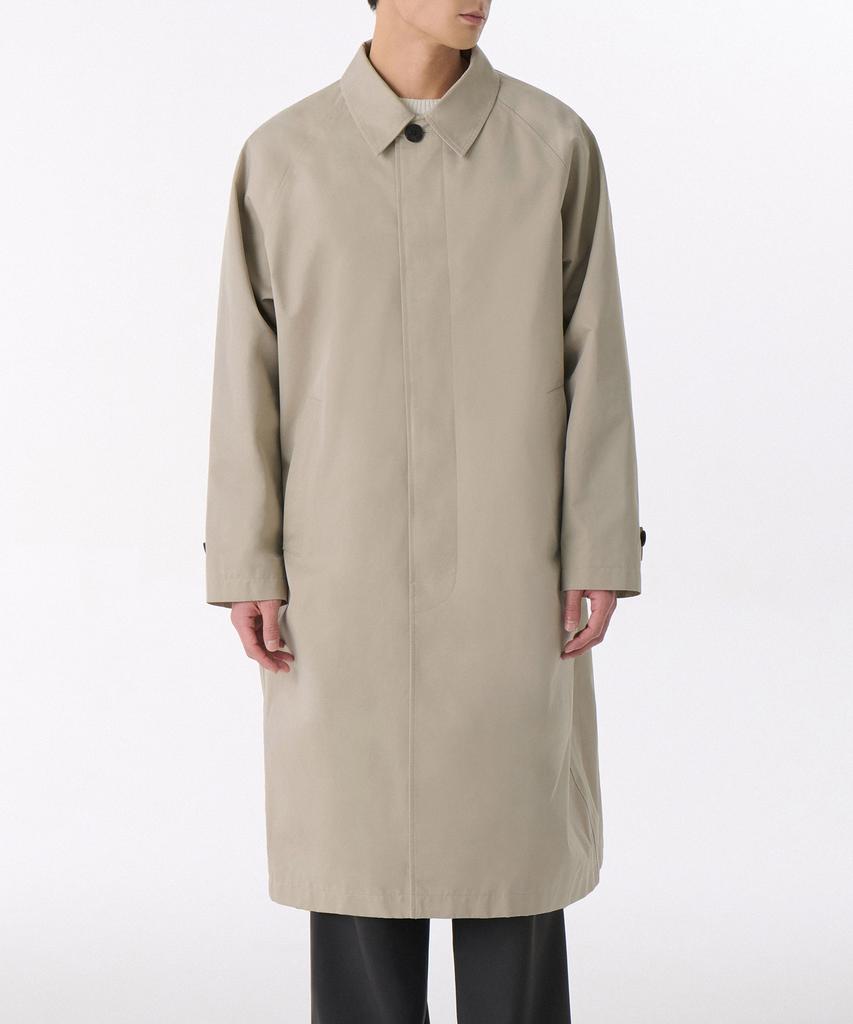 Musinsa Standard Oversized Balmacaan Trench Coat [Beige]