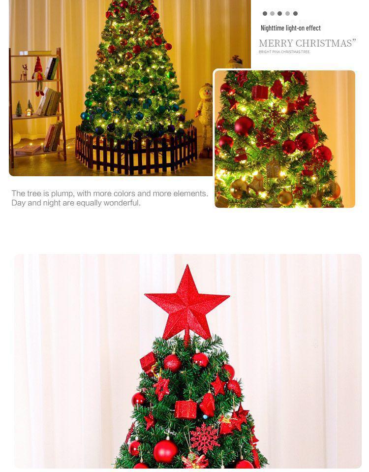Large Luminous Christmas Tree 1.5m/1.8m/2.1m with Luxury Encrypted Ornaments