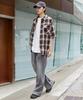 WEGO Easy Baggy Flare Denim Denim Size Denim Black Slacks, Jeans, Pants, Unisex, Gift, Men's, M,