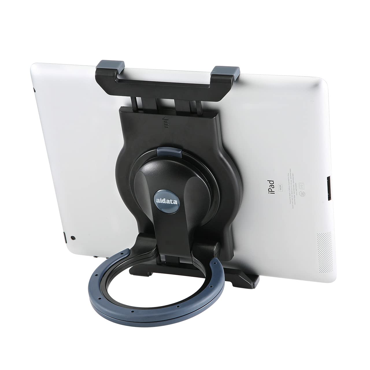 

Sanwa Direct iPad/Tablet Handle Holder, 3-Way Tablet Stand/Carrying Handle/Hook, 1 Piece, 200-PDA050
