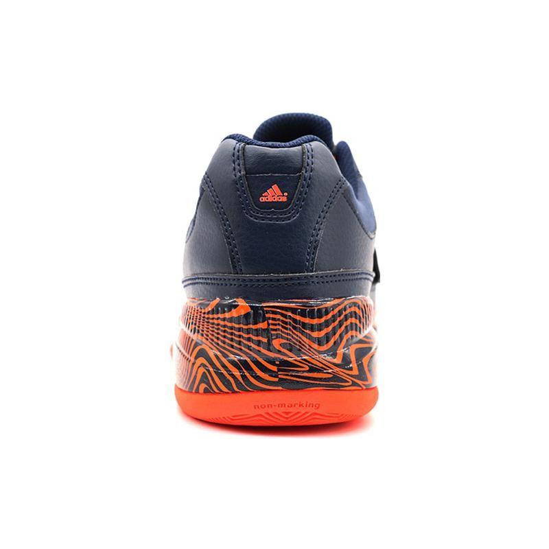 Adidas Lightswitch Comfortable Trendy Shock Absorbing Non-Slip Durable Low-Top Basketball Shoes Men Sneakers Black Orange D69577