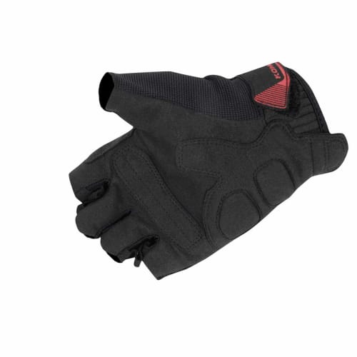 Komine Motorcycle Protective Mesh Half Finger Gloves Black L GK-242 12976 Protector Mesh Material for Spring, Summer, and Autumn