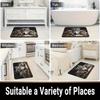 Starry Sky Wolf Print Kitchen Rug, Anti Fatigue Waterproof Non-Slip Comfort Standing Floor Mat for Kitchen