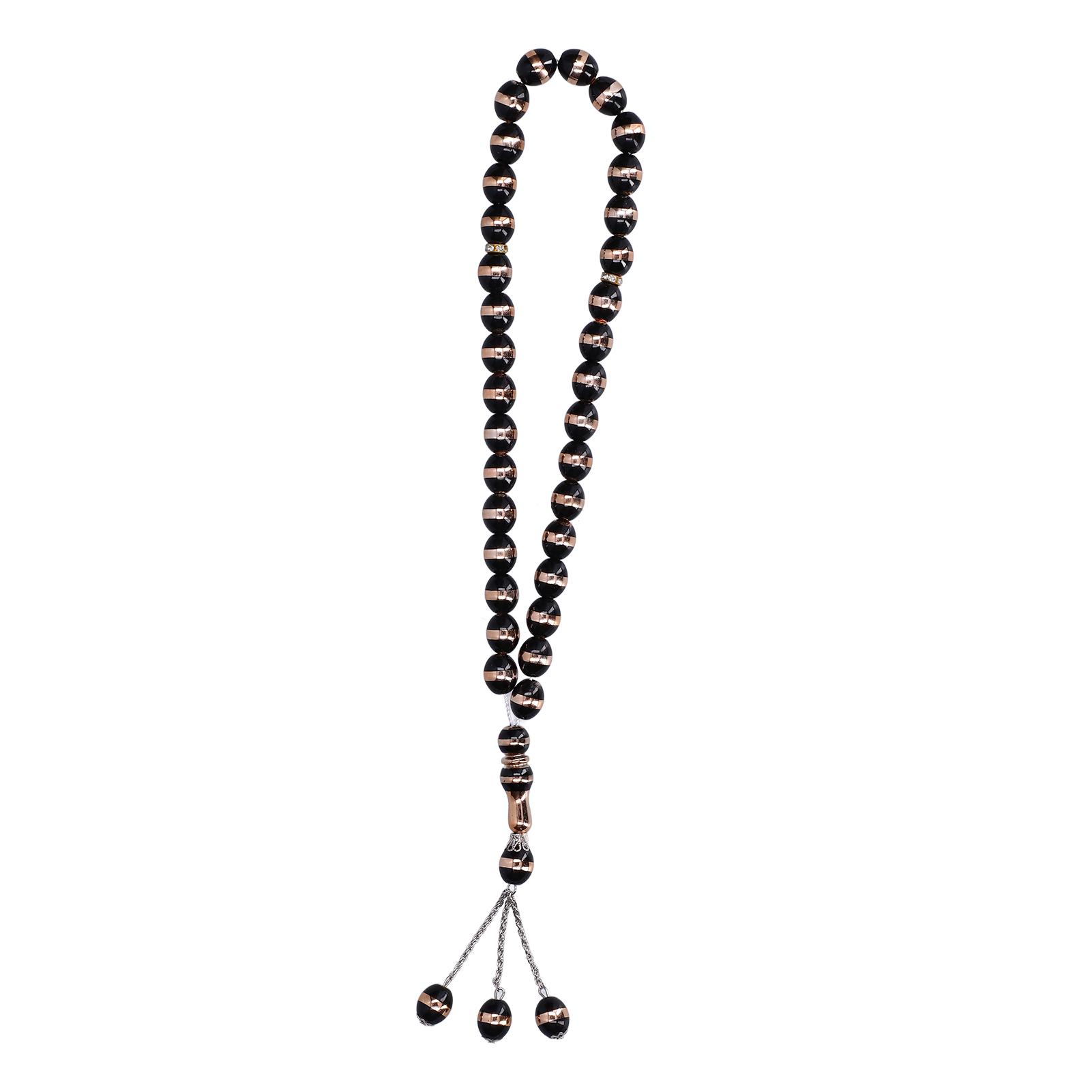 

Четки Легкая Прочная Смола Элегантный Стиль Привлекательный Мусульманский Браслет для Женщин Мужчин Черный чёрный