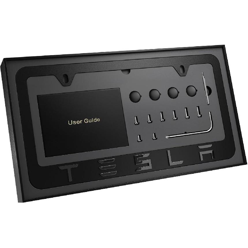 Black License Plate Frame