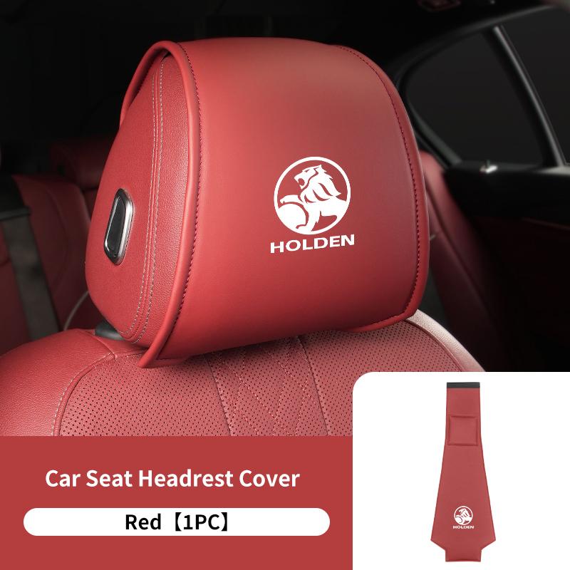 Car Seat Headrest Leather Protective Pillow Cover Accessories For Holden Astra Commodore Monaro Trailblazer Colorado