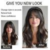 Geflochtener Haarhalter Stirnband Perücke Synthetisches Haar Twist Synthetische Zöpfe Kopfschmuck Zopf Haarverlängerungen für Damen Elastische Perücken Haarverlängerungen