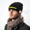 Rechargeable LED Bluetooth Knit Hat with Luminous Light Strip and Christmas Flashing Effects