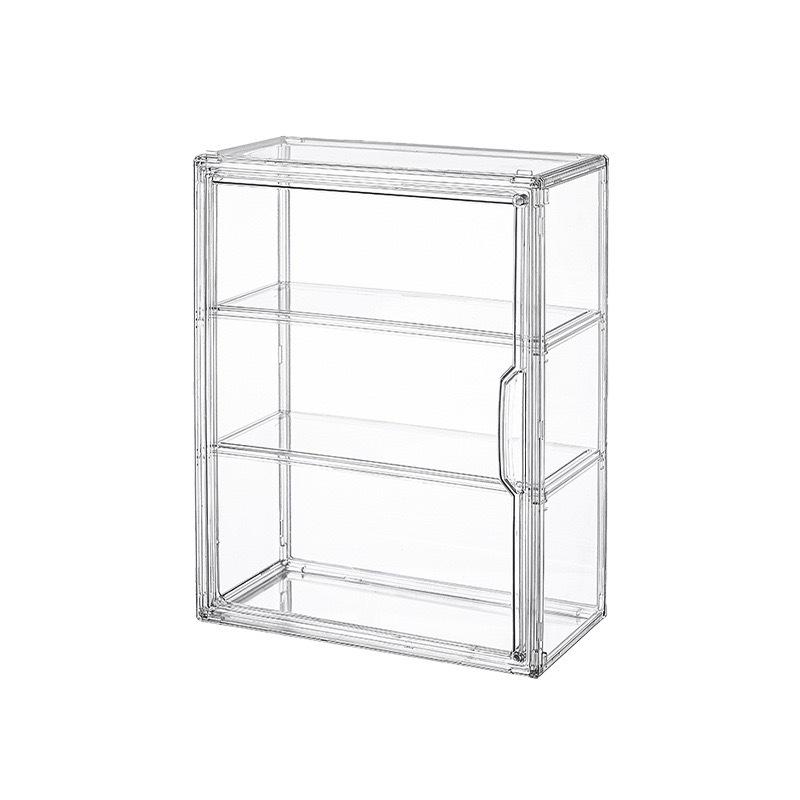 Labubu Figurine Acrylic Display Box - High Transparency Doll Storage Cabinet