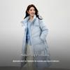 Qiushui Yiren Women's Casual Hooded Long Down Jacket