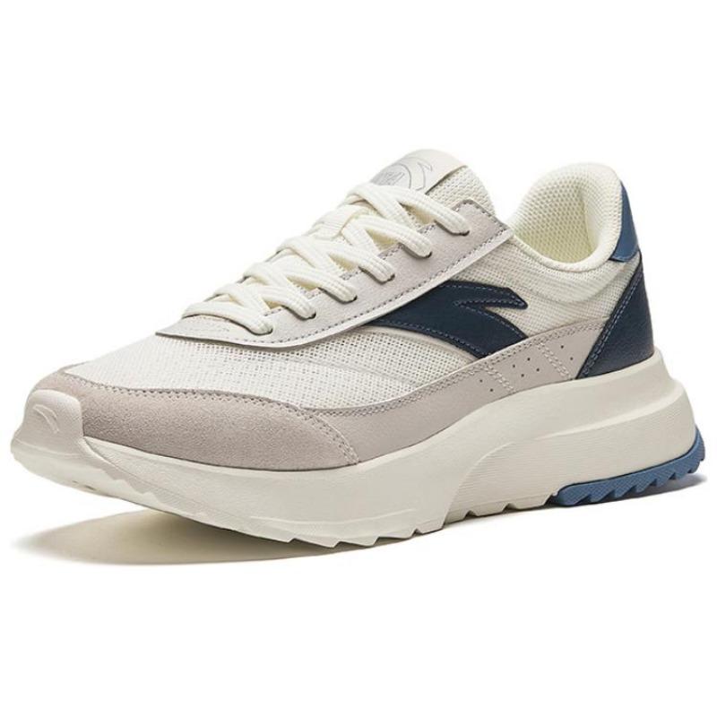 Anta Small Rock Candy men low-top casual shoes white gray blue cushioned durable 912428803-2