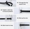 50/20/10PCS Cable Tie Management Home Wire Organizer Nylon Magic Tape Wire Tie Cable Winder Tape Protector Reusable Paste Strap
